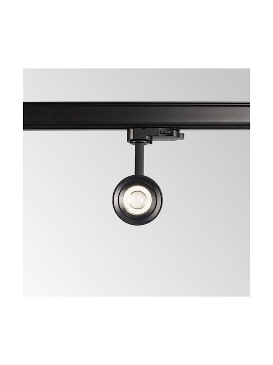 Ideal Lux Μονό LED Θερμό Λευκό Σποτ σε Μαύρο Χρώμα