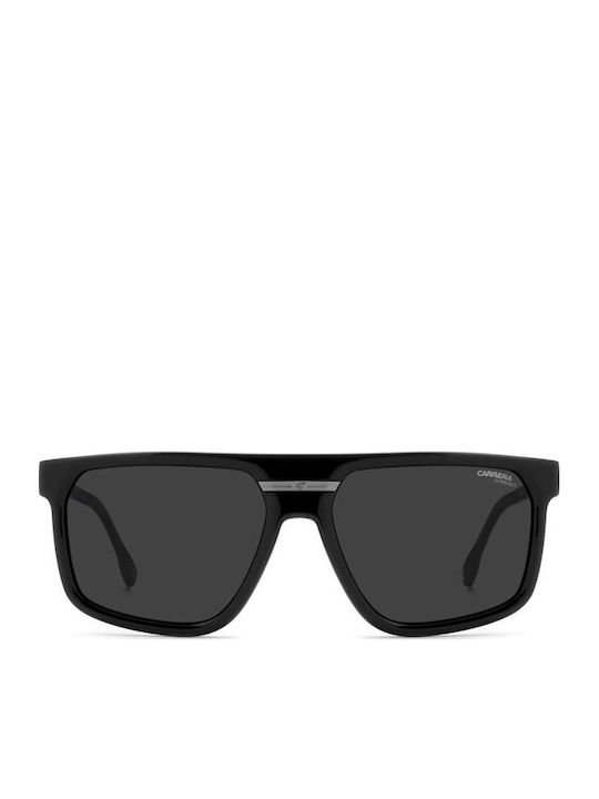 Carrera Victory C Unisex Sunglasses with Black Horn-Rimmed Frame and Grey Lens 14/S 807/IR