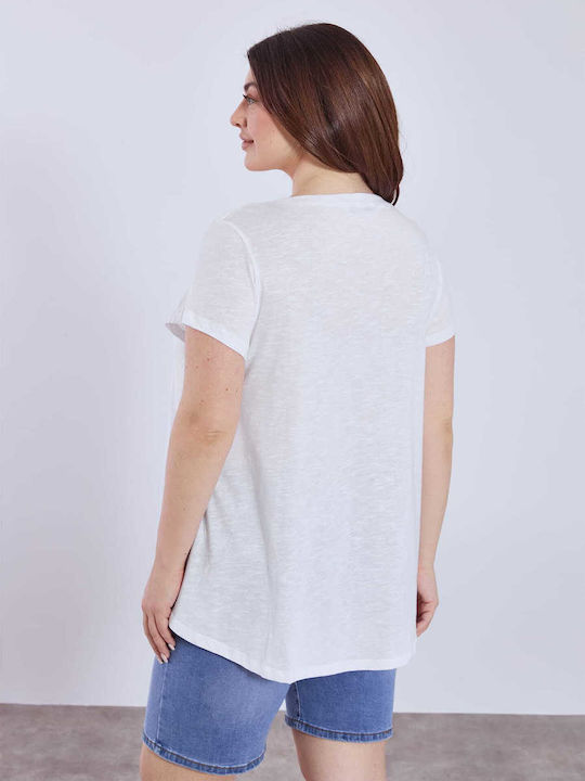 Γυναικείο T-shirt Λευκό