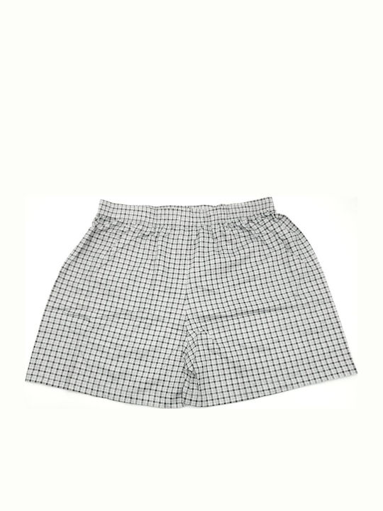 Herren Boxershorts Schwarz Weiß