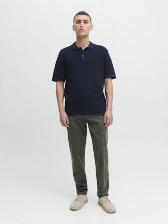 Marco Παντελόνι Chino Ελαστικό σε Slim Εφαρμογή Forest Night