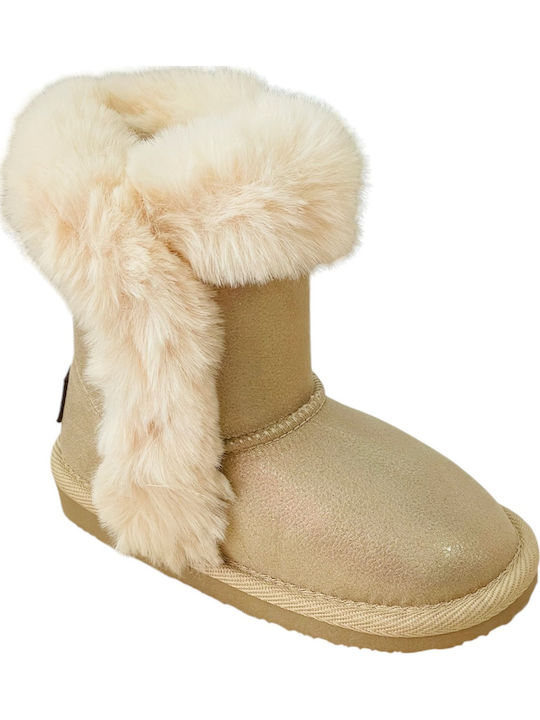 Kids Boots Gold