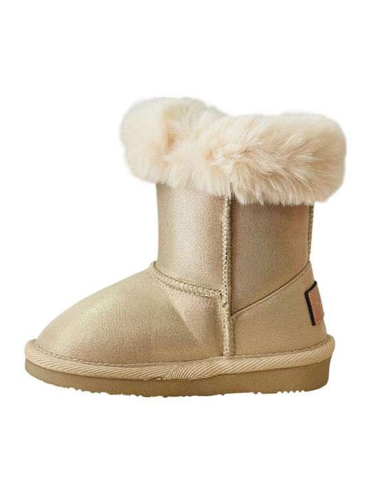 Kids Boots Gold