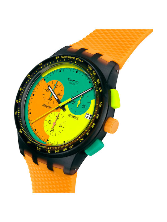 Swatch Unisex Ρολόι Μπαταρίας Swatch Unisex Ρολόι Μπαταρίας