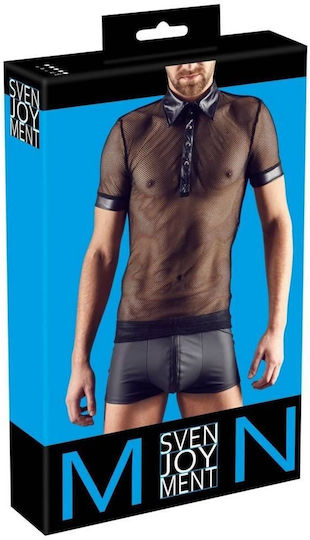 Svenjoyment Underwear Sexy Ανδρικό Top Μαύρο