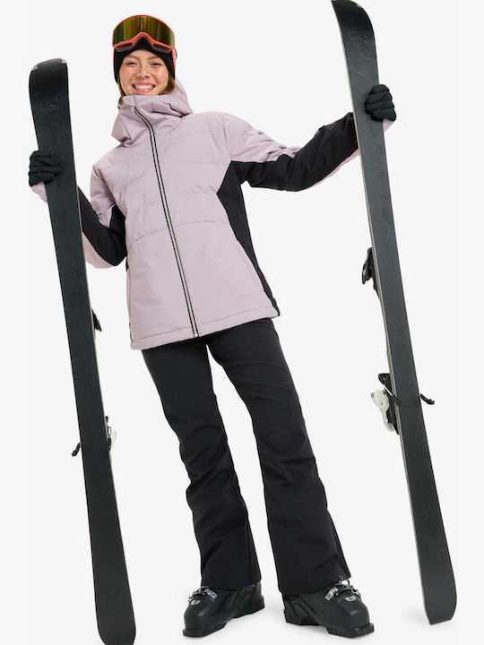 Roxy ERJTJ03535-PJQ0 Γυναικείο Μπουφάν για Σκι & Snowboard Ροζ