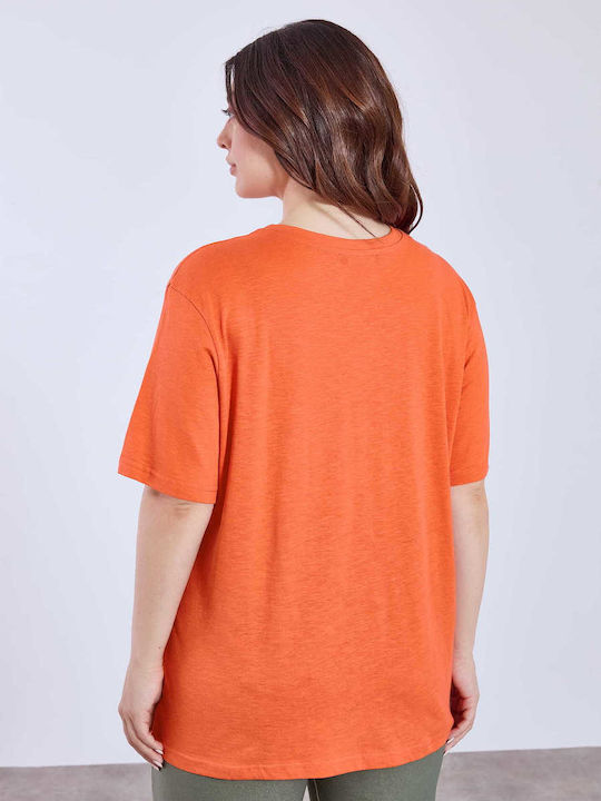 Women's Athletic T-shirt Orange