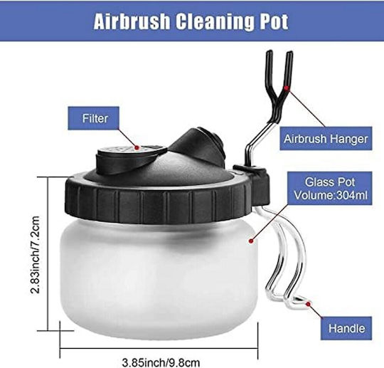 Airbrush Cleaning Pot Airbrush Cleaning Pot