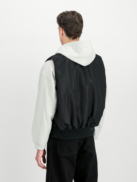Ma-1 Sleeveless Jacket Bomber Waterproof Black