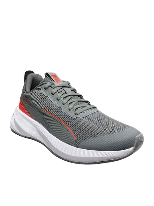 Flyer Lite 3 Kids Sports Shoes Running with Laces Gray