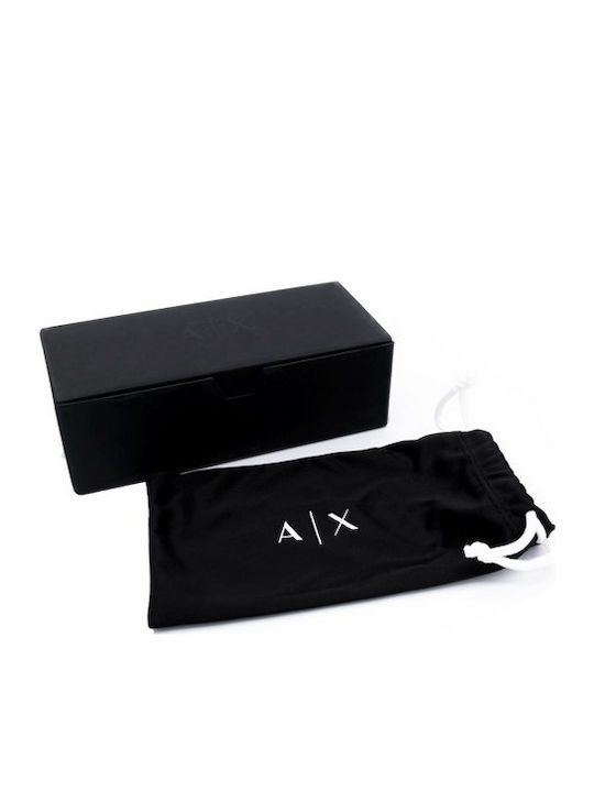 Armani Exchange Unisex Γυαλιά Ηλίου με Ροζ Χρυσό Μεταλλικό Σκελετό και Καφέ Ντεγκραντέ Φακό AX2055S 610394