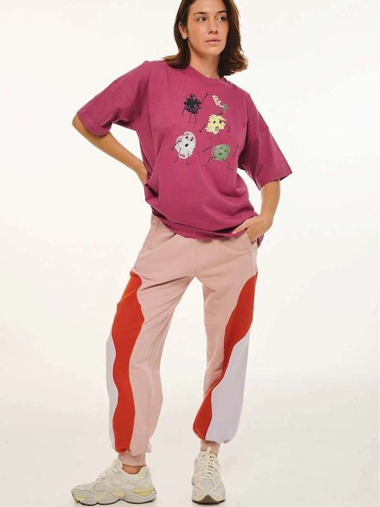 Pella Damen Jogginghosen mit Jogger Pink
