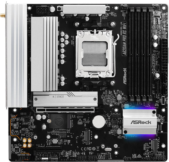 ASRock A620AM Pro RS Placă de bază Micro ATX cu AMD AM5 Socket