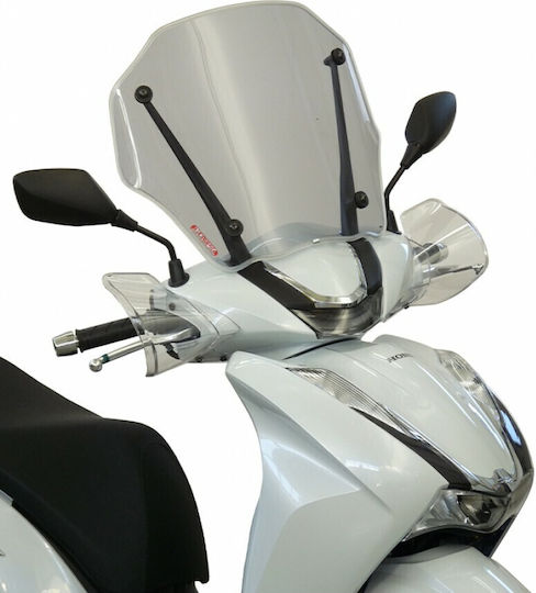 Fabbri Затъмнен визьор Мотоциклет за Honda SH 350 - Ш 350 2021 3398/LS