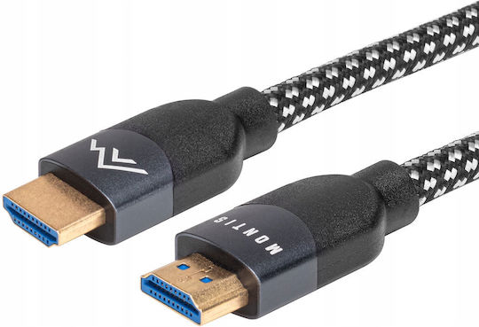 Montis Кабел HDMI мъжки - HDMI мъжки 1м Черен