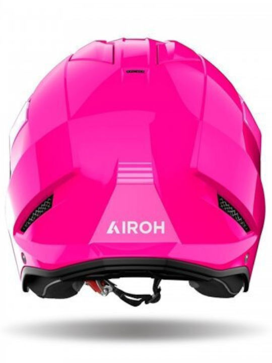 Airoh Kombakt PInk Gloss Motorradhelm Jet ECE 22.06 1150gr mit Sonnenblende