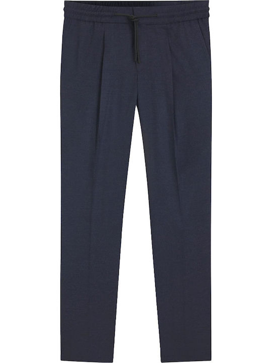 Getlin251f3 Men's Elastic Blue Trousers