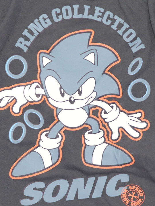 Kinderhemd Langarm Gray Sonic