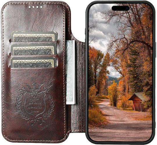 SUTENI Book Brown (iPhone 17 Pro Max)