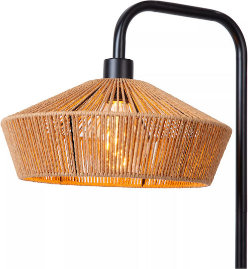 Lucide Lightning Floor Lamp H150xW40cm. with Socket for Bulb E27 Beige