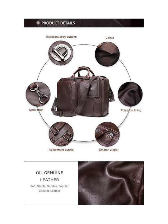 Leder Herren Geldbörse Braun
