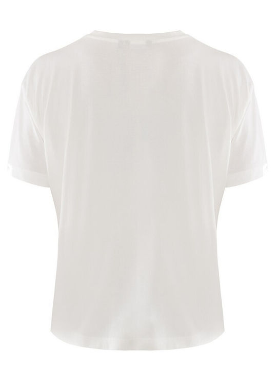 Bluze Damă T-shirt cu umerii goi Off White