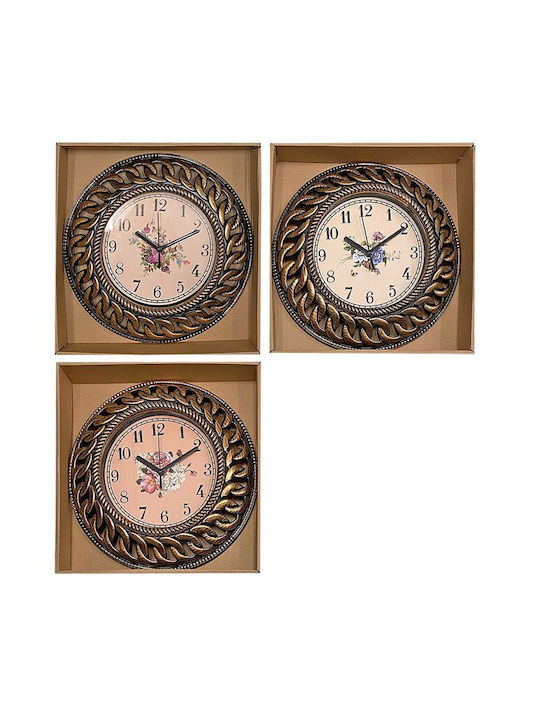 HOMie Ceas de Perete Bronz Ø30cm