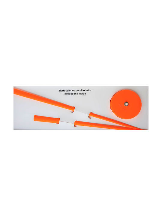 Nomon Oj Wall Clock Sticker Plastic Orange Ø80cm