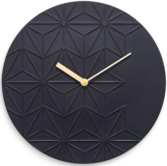 Acctim Wall Clock Polyresin Black Ø40cm