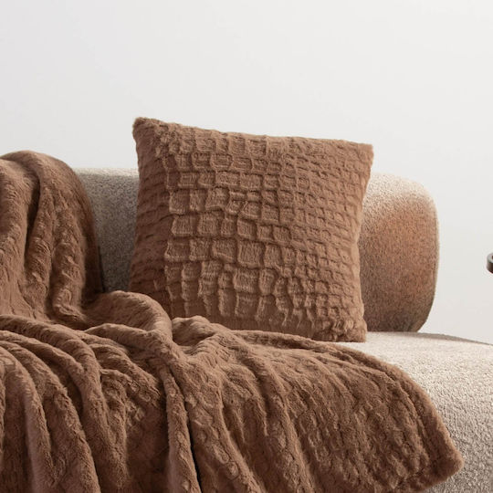 Nef-Nef Homeware Sofa Cushion Home Velvet Mocca 45x45cm