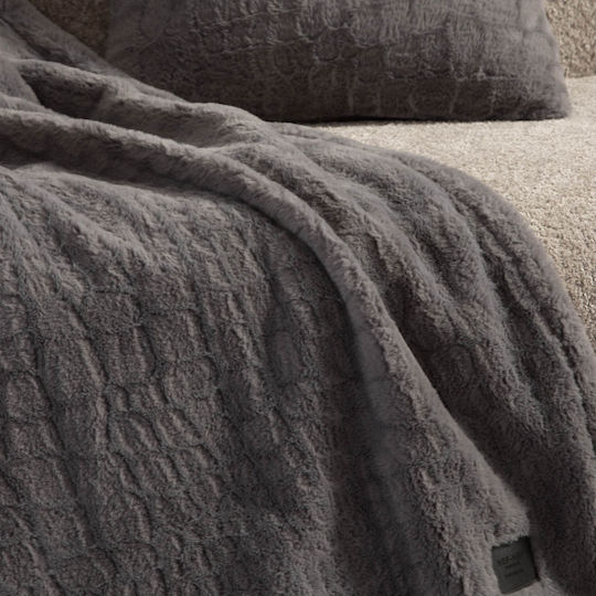 Nef-Nef Homeware Mentor Κουβέρτα Γούνινη Καναπέ 130x180εκ.