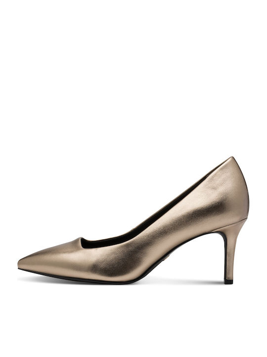 Pumps mit mittelhohem Absatz Goldene