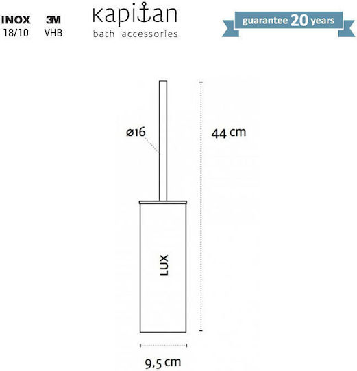 Karag Inox Coș de gunoi pentru baie Negru