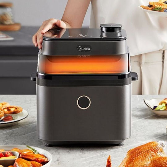 Midea Friteuză cu aer 7.5lt Negru MF-CY75A2