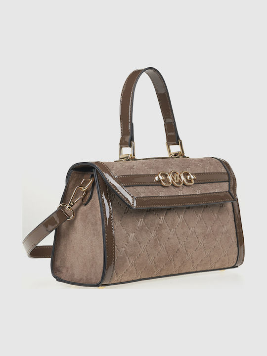 Damenhandtasche / Crossbody-Tasche in Zigarillo-Braun