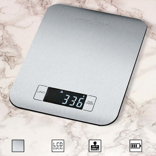 Profi Cook 1061 Digital Kitchen Scale Up To 5kg Gray