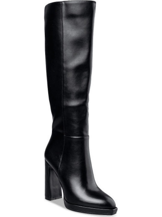 Synthetic Leather Women's Boots Black