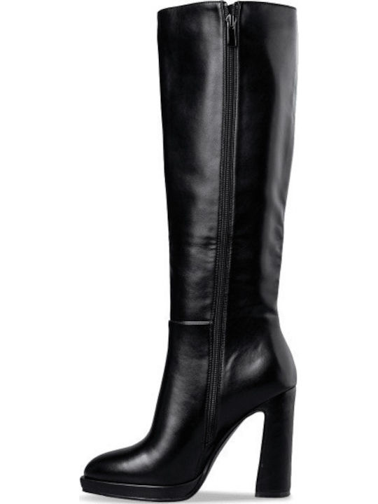 Synthetic Leather Women's Boots Black