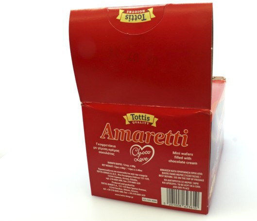 Bingo Amaretti Napolitană 12buc x68gr Choco Love Extra Ciocolată