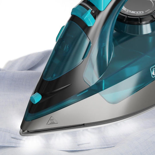 Black & Decker Fier de Călcat cu Aburi 2200W cu Talpă din Oțel Inoxidabil