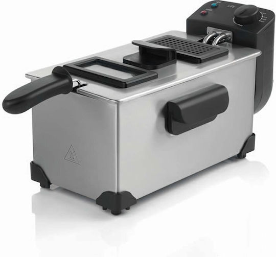 Life DFR-100 Deep Fryer 3lt Silver