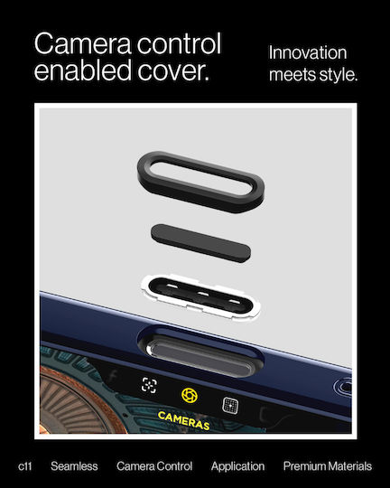 Spigen Ultra Hybrid T Umschlag Rückseite Silikon / Kunststoff Blau (iPhone 17 Pro)