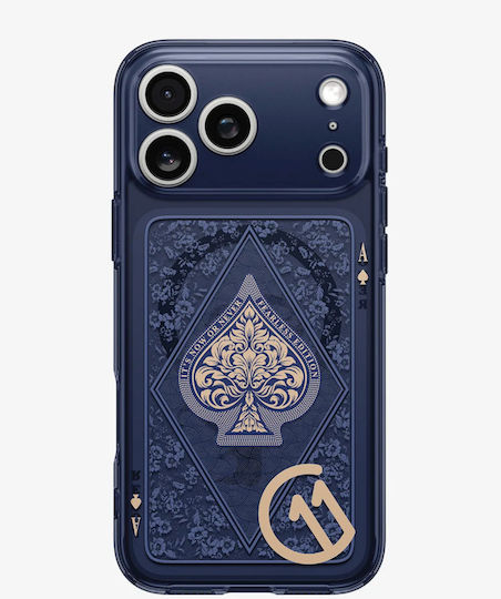 Spigen Ultra Hybrid T Umschlag Rückseite Silikon / Kunststoff Blau (iPhone 17 Pro)