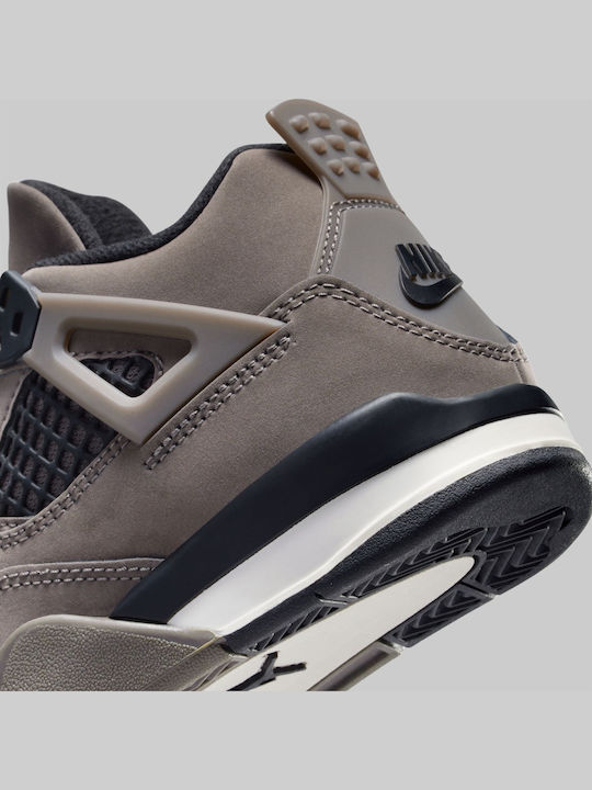 4 Retro Og Kids Sneakers High Gray
