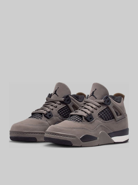 4 Retro Og Kids Sneakers High Gray