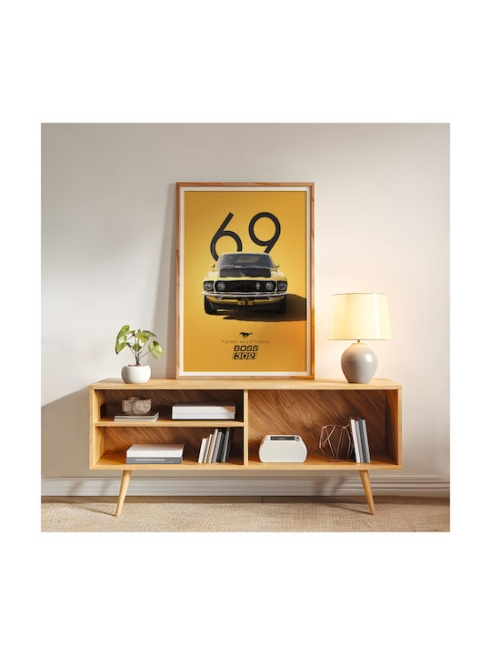 Poster Ford Mustang Boss 302 Cr004 50cm X 70cm