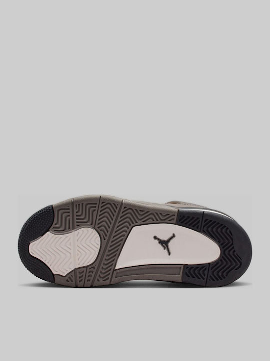 4 Retro Og Kids Sneakers High Gray