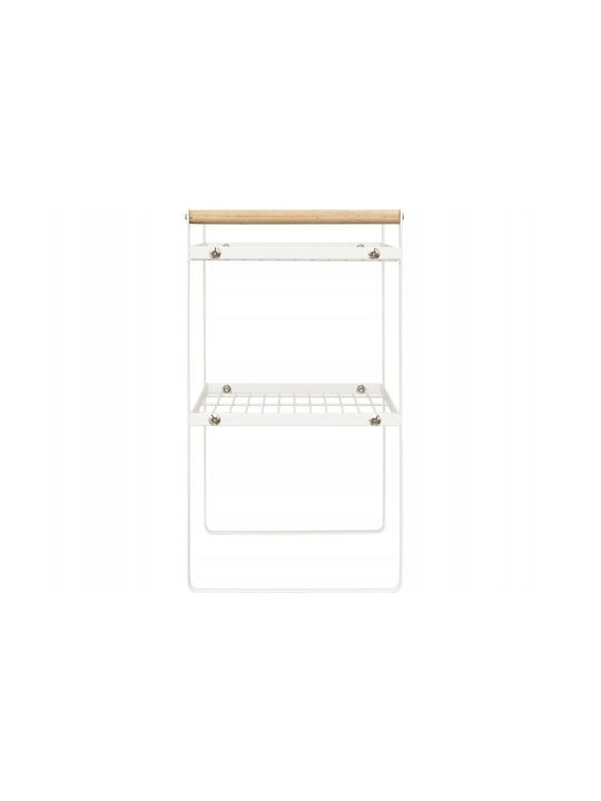 5Five Επιτραπέζια Βάση Balm Μεταλλική 42x21x37.5εκ. Λευκή