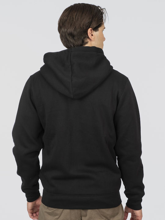 Cardigan With Hood Black