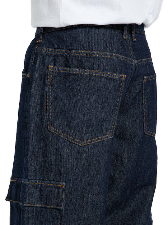 Worker Ανδρικό Παντελόνι Τζιν Cargo Dark Denim